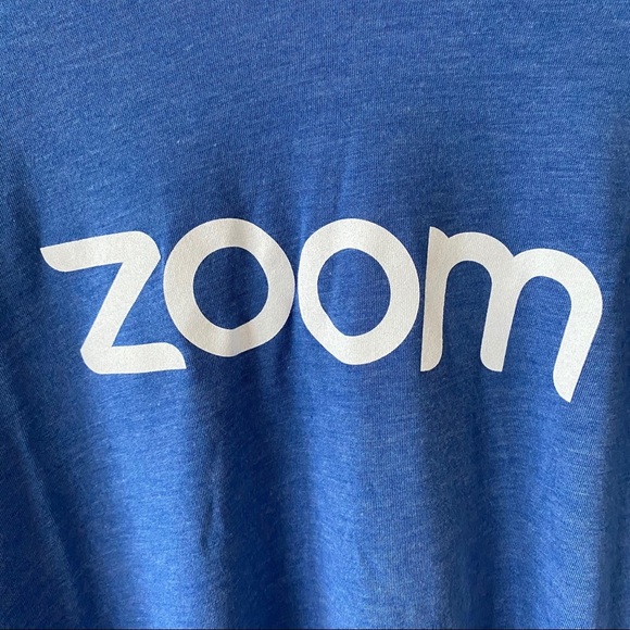 ZOOM T shirt Blue Medium New Without Tags - Picture 4 of 5